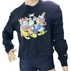 Champion Disney black sweatshirt Medium